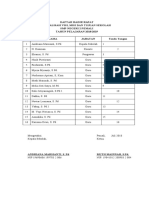 Berita Acara Sosialisasi Visi, Misi, Dan Tujuan