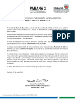Eleição Mesa Diretora Comitê Bacia Paraná 3