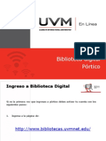 Uso de La Biblioteca Digital