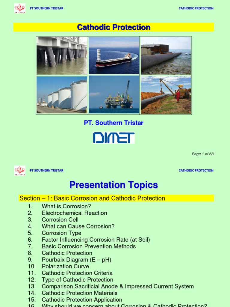 Cathodic Protection Overview and Methods | PDF | Corrosion | Anode