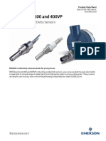 Product Data Sheet 400 400vp Contacting Conductivity Sensors Rosemount en 73038 PDF