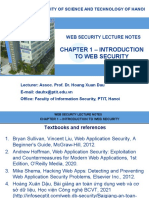 DauHoang WebSecurity Chapter 1 Introduction To Web Security PDF