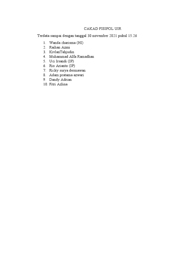 Cakad fisipol uir pdf