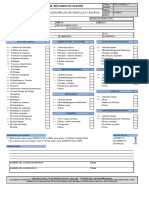 Myj - Se - F - 031 Check List - Inspección Pre-Uso de Vehículos y Equipos