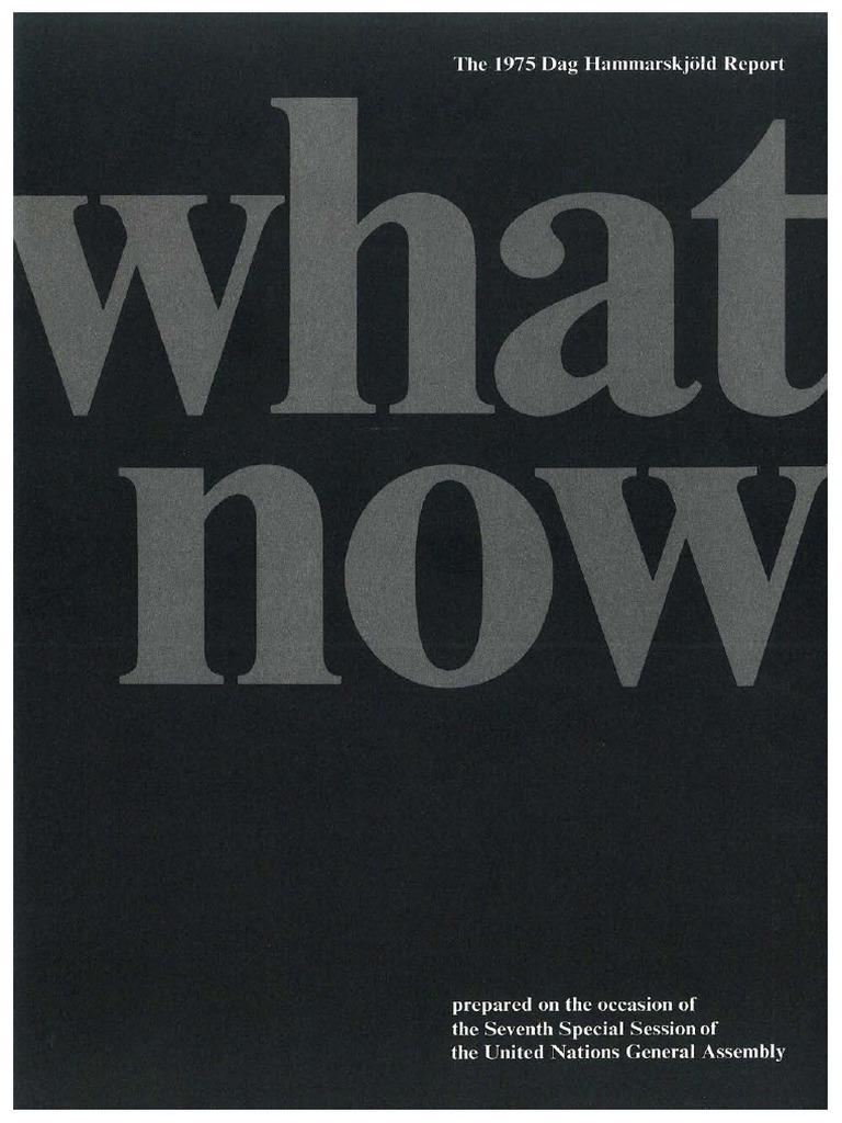 What Now - 1975 | PDF