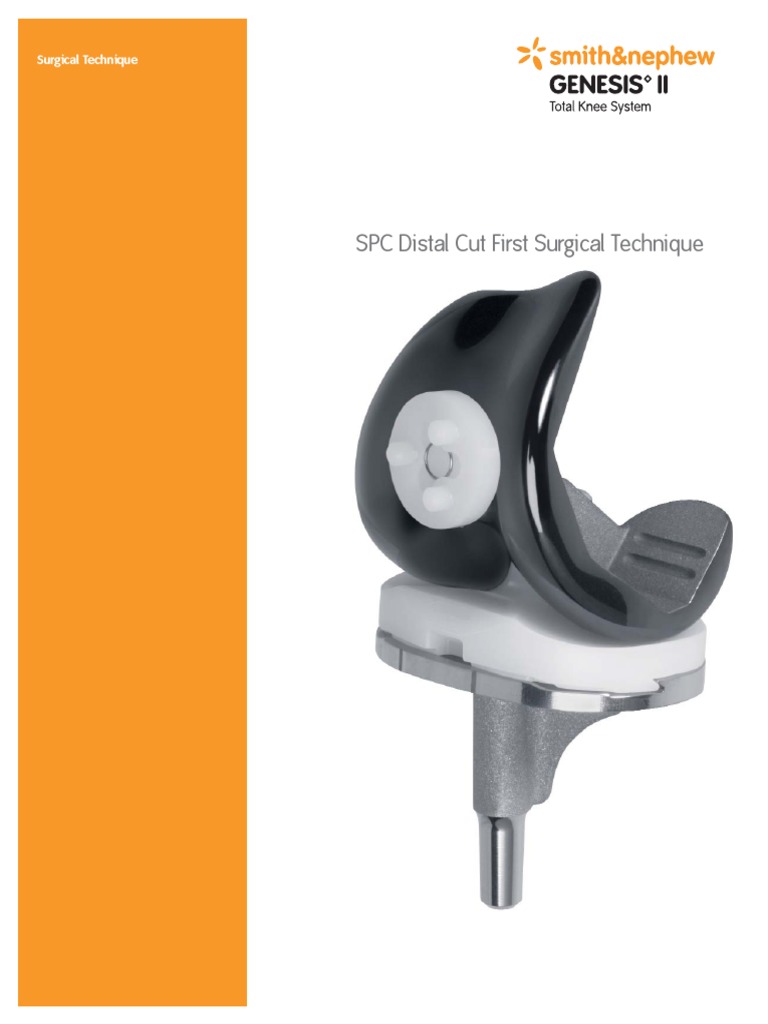 Legion Genesis II Primary Knee Technique PDF Knee Anatomical