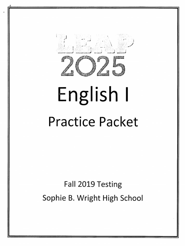 English I Remediation Packet | PDF