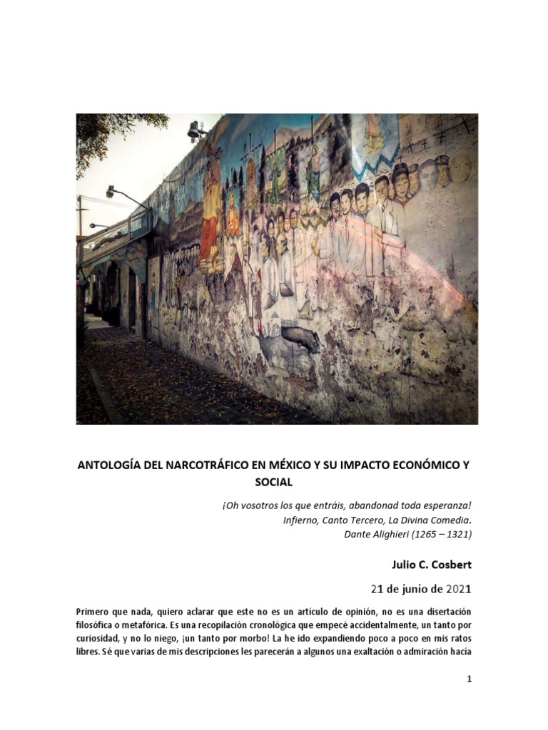 Antología Del Narcotráfico en México - 2021 | PDF | Cartel de Sinaloa ...