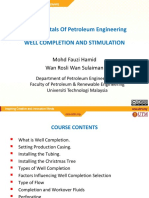 Fundamentals of Petroleum Well Completion and Stimulation
