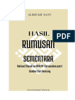 Rumusan Sementara