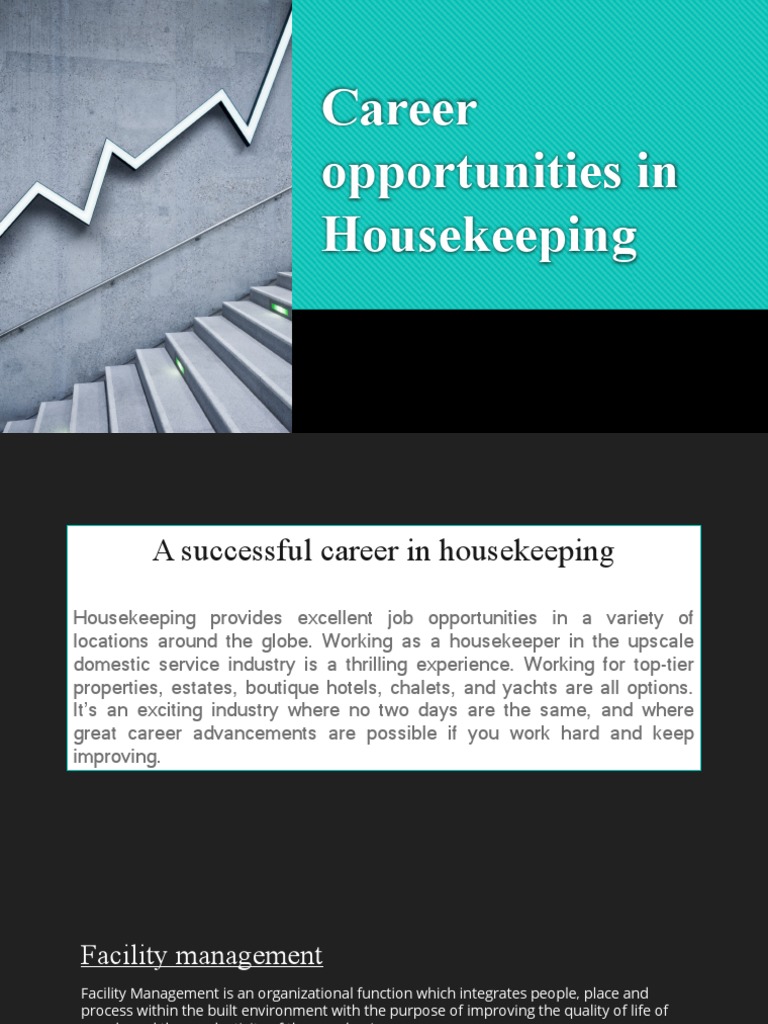 Career Opportunities in Housekeeping PDF Entrepreneurship