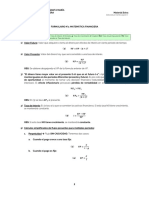 Ics245formulario 1 - Matemática Financiera