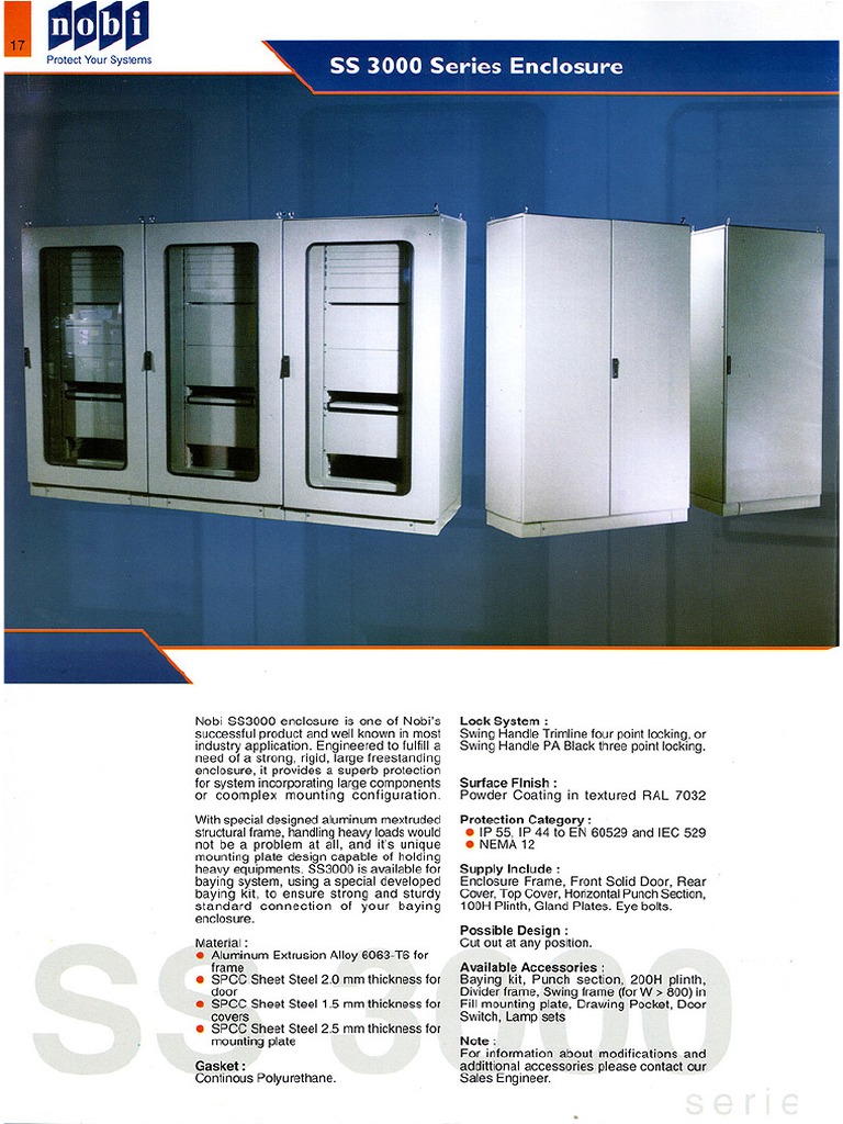 SS 3000 Series Enclosure PDF | PDF