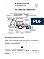 Manual Seguridad Maquinaria Pesada Avisos Peligros Mensajes Advertencias Prevencion Accidentes Proteccion Mantencion