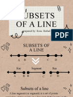 Subsets of Line