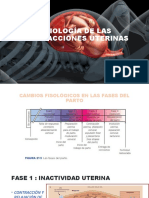 Fisiología de Las Contracciones Uterinas