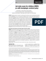 MMC screening tool for cognitive impairment in cerebral palsy