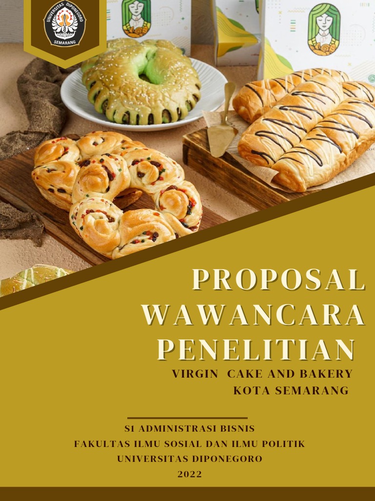 Proposal Penelitian Virgin Cake And Bakery Pdf