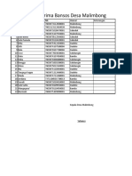Bansos Desa Malimbong PDF