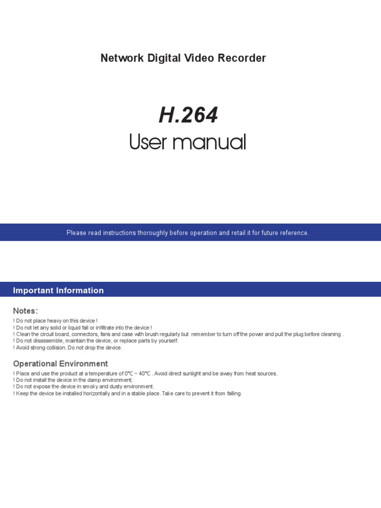 ZOSI DVR User Manual PDF Download Free PDF Computer Network