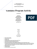 Guidance Program Activity - LSPU SCC - BS Psychology 4B