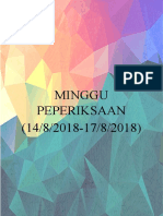 MINGGU PEPERIKSAAN