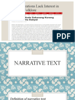 Narrative Text New