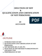 Introduction of NDT