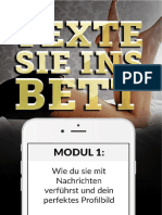 Modul 1 - Wie Du Sie Mit Nachrichten Verführst Und Dein Perfektes Profilbild PDF