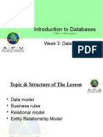 CT042-3-1-IDB-Week 3 - DATA MOdel