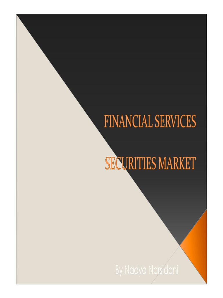 5-Securities Market-Part 1 PDF | PDF | Investment Banking | Securities ...