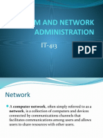 1 System and Network Administration