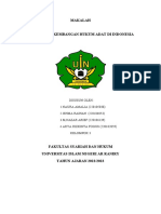 Makalah Sejarah Perkembangan Hukum Adat Di Indonesia (Riski)