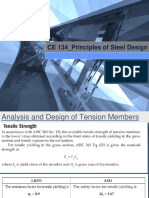 Lecture 5 - Analysis and Design of Tension Members (Including Block Shear)