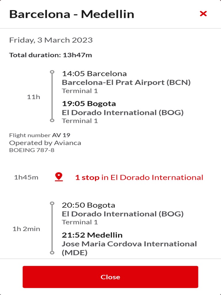 Avianca Checkin Journey Selection PDF PDF