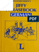 Jiffy Phrasebook German Langenscheidt 1986 Annas Archive Libgenrs PDF