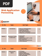 WebApplication Pentesting 