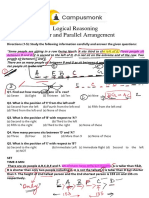 Logical Reasoning Linear and Parallel Arrangement