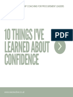 10 Things I've Learned About Confidence