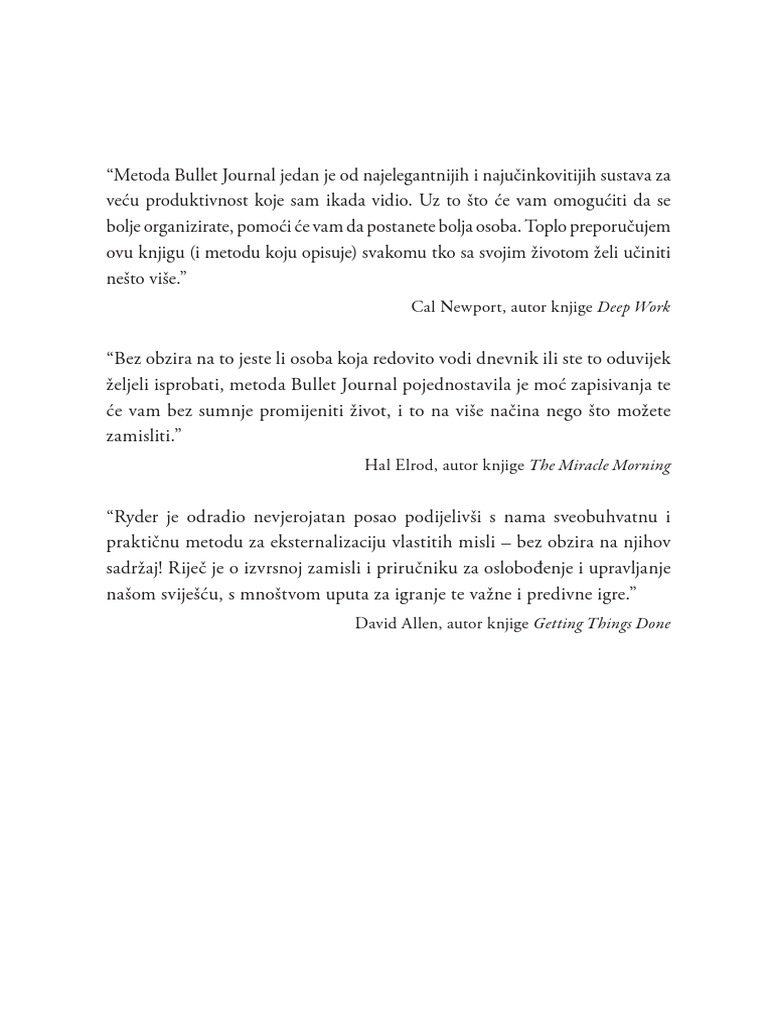 Metoda Bullet Journal - Preview PDF | PDF