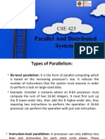 Lecture 2 Distributed and Parallel Computing CSE423