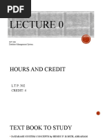 Lecture 0 INT306