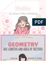 Arc Length and Sector Area