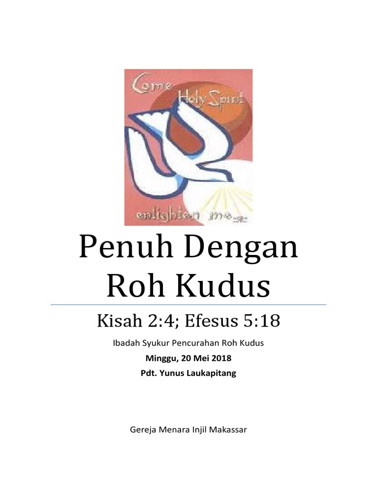 KEHIDUPAN YANG DIPENUHI ROH KUDUS | PDF