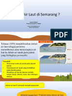 Paparan Intrusi Air Laut Di Semarang