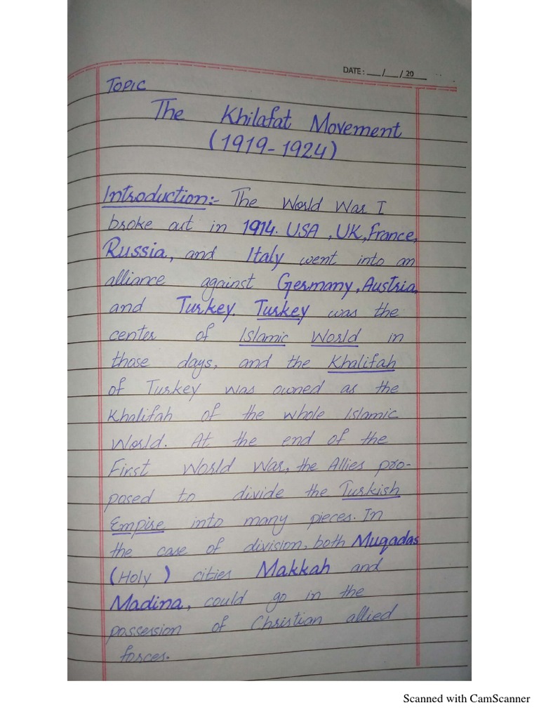 Khilafat Movement PDF PDF