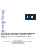 BAKTI - Pengumuman Hasil Tender Proyek Penyediaan Infrastruktur Base Transceiver Station 4G Nan Infrastruktur Pendukungnya Paket 4