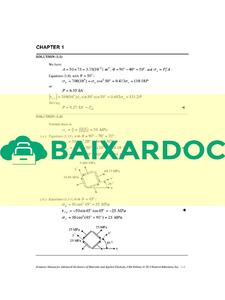 ADVANCED STRENGTH AND APPLIED ELASTICITY SOLUTION MANUAL PDF visual data 2