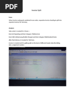 Invoice Split