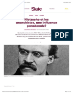 Pollin - Nietzsche et les anarchistes, une influence paradoxale